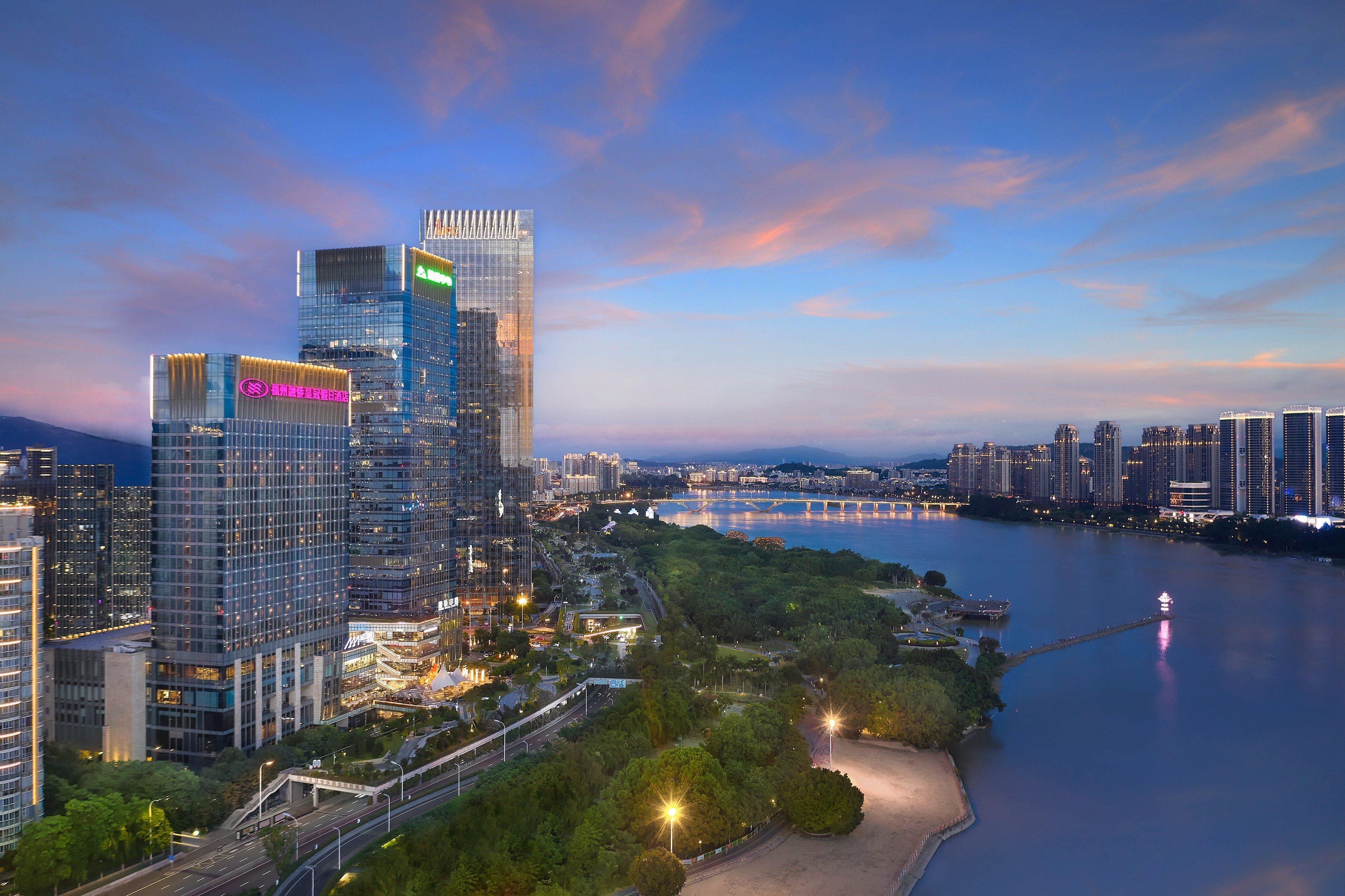 Crowne Plaza Fuzhou Riverside By Ihg Bagian luar foto